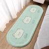 Modern Minimalist Girls Bedroom Rug With Polyester Fabric And Machine Washability For Cozy Sleep Space