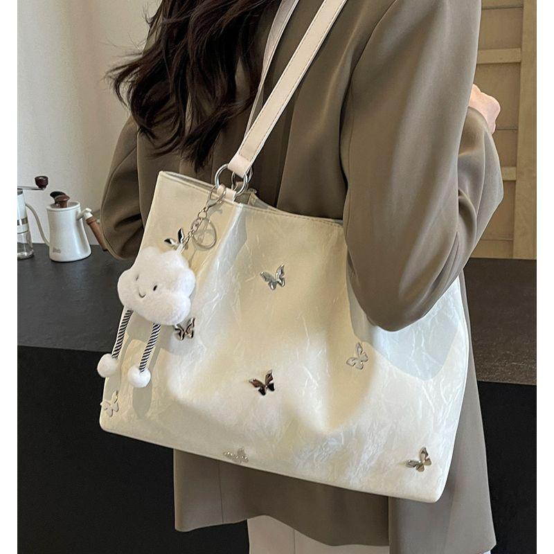 Large Capacity 2025 New Bag Autumn and Winter High-end Shoulder Bag College Students Class Commuting Bag Tote Bag