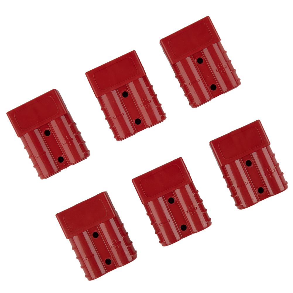 Type Connectors 50A 6PCS Set 6AWG 12 24V DC Power Connectors with Silver Plated Contacts for Extended Service Life