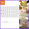 8pcs Hinged Flower Vase Clear Glass Test Tube Hanging Flower Holder for Hydroponic Container Room Office Dining Table Home Decor
