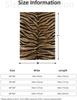 Tigerprint Kuscheldecken Ganzjahres Ultra Weiche Warme Fleece Decke für Zuhause Bett Sofa Couch Stuhl Outdoor Reisen Camping 40x30