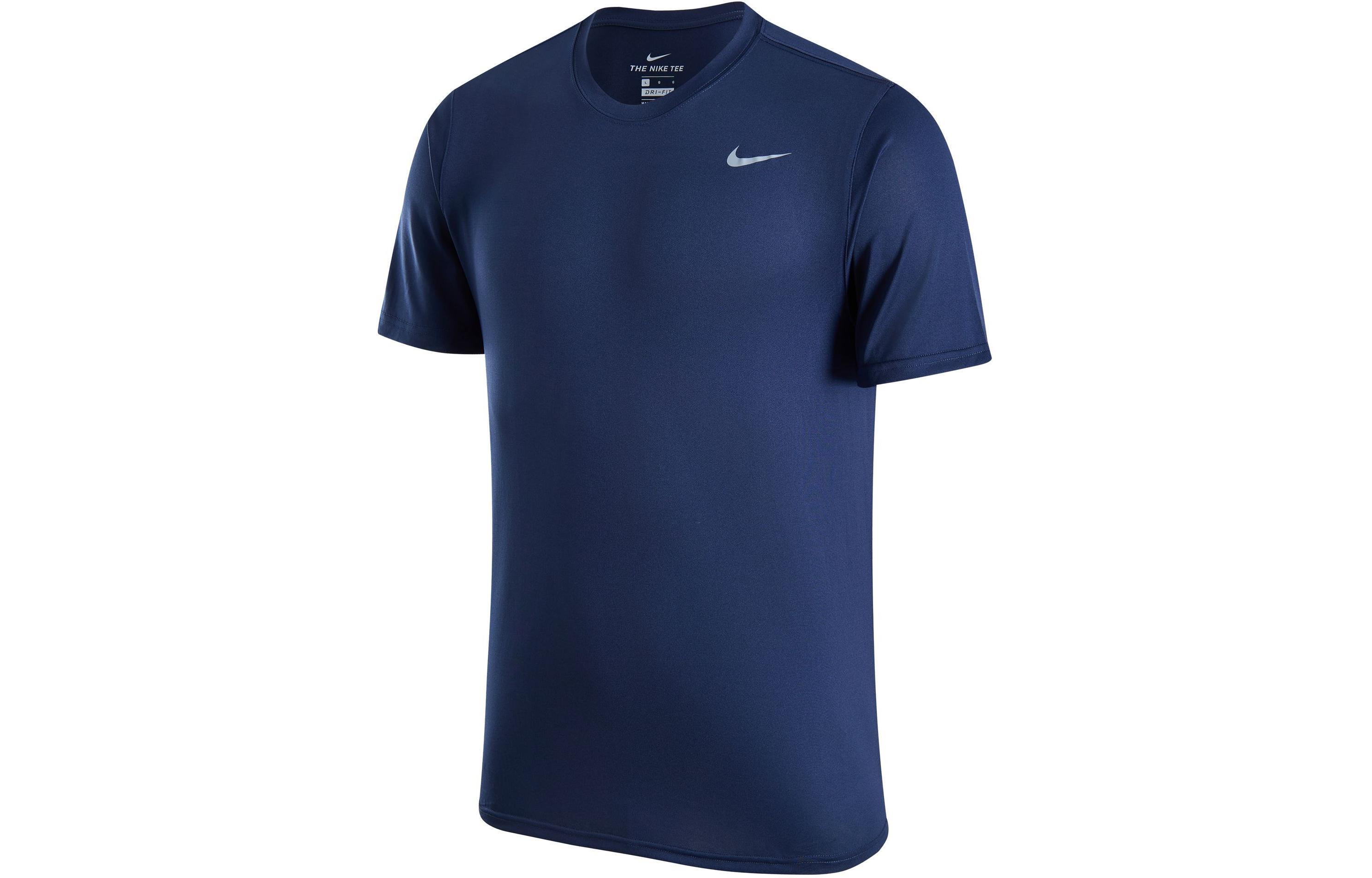 Nike T Shirt Men s University Dark Blue/Cool Gray HF0507-419 S