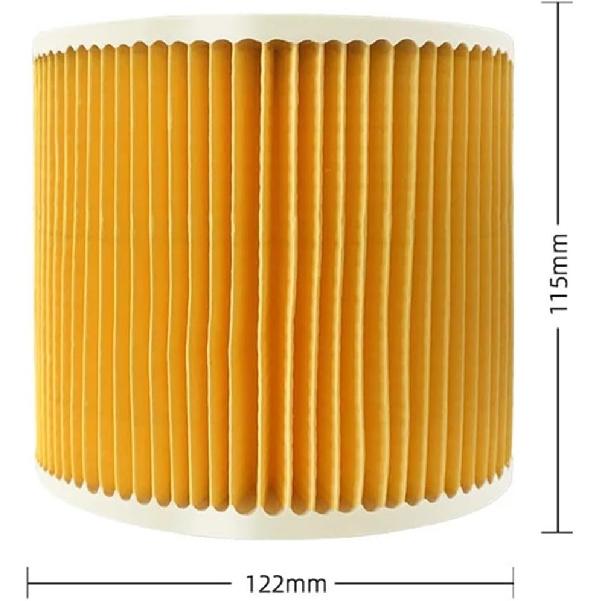 HEPA Filter for Karcher WD WD2 WD3 WD1 MV3 MV2 Vacuum Cleaners Parts WD2250 WD3.200 WD3.300 A2004 A2054 A2204 A2656 Accessories(2 Pcs)
