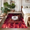 Crystal Velvet Rug Custom Name Text, Soft Non Slip Floor Mat Home DecorBurnley Football
