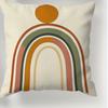 Abstract Minimalist Line Geometric Round Printed Pillowcase Bohemian Home Room Decoration Living Room Sofa Cushion Cover