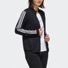 Adidas Neo Vintage Sports Stand Collar Full Zip Casual Jacket Women Jacket Black FP7358