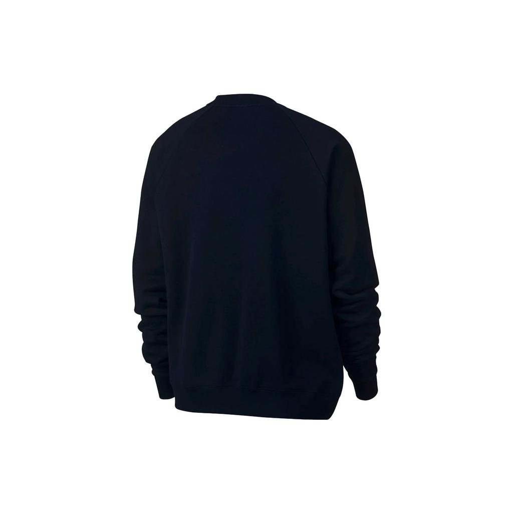 Nike Solid Color Letter Pattern Print Crew Neck Sweater Men Sweater Navy-Blue AR1622-475