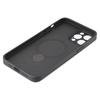 For iPhone 12 Pro Max Case Compatible with MagSafe Kickstand TPU+PC Phone Cover Carbon Fiber Texture