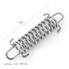 Tent Spring Buckle Stainless Steel High Strength Tightness Adjustment Rope Tensioner Awning Fixed Hook Buckle