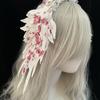 Women's Harajuku Steampunk Y2K Wing Headwear Bow Headband Lolita Gothic Dark Angel Headwear and Hair Accessories