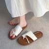 Summer Women Shoes Fashion Leather Slipper Casual Flip Flops Slides Girl Beach Shoes
