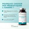 Probiotiques ventre plat l. gasseri 200 milliards dufcg 10 milliards par gélule 60 gélules vegan gastrorésistantes made in
