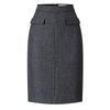 Women's Solid Color Pencil Midi Skirt