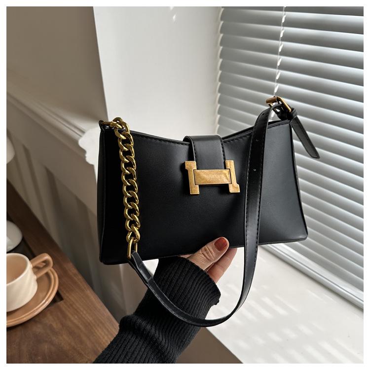 Wiosna 2024 Nowa Moda Retro Torba na Ramię i Przez Ramię - Wszechstronna Teksturowana Torba Podpachowa do Dojazdów