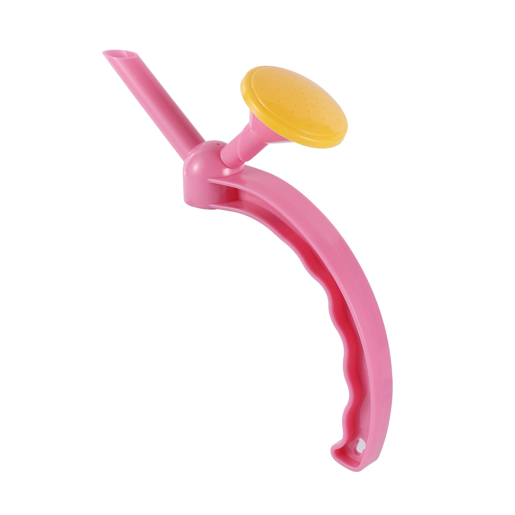 

2 In 1 Watering Device with Handle Long Mouth Watering Can Double-Headed Flower Watering Cap Potted Garden Plant Irrigation Tool розовый