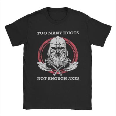T Shirt Men's Cotton Humor T-Shirts Crew Neck Tees Short Sleeve Merch Plus Size