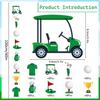 Golf Party Decorations - 8PCS Golf Themed Cart Hanging Garland Birthday Decoration Golf Decor for Sports Themed Supplies for Boys Men
