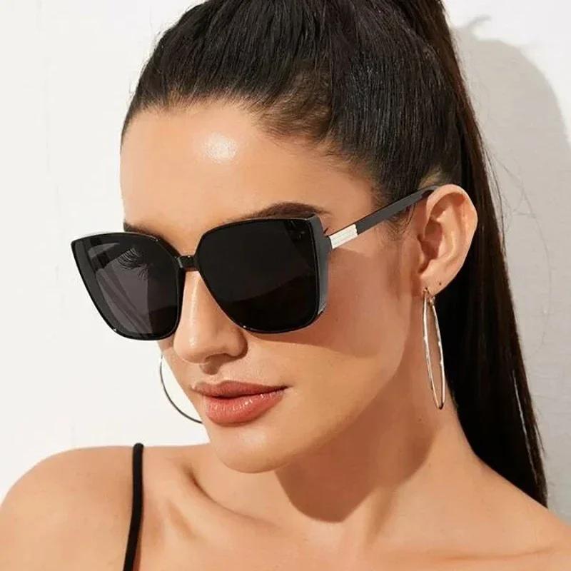 Retro Cat Eye Sunglasses Women Men Brand Designer Vintage Sun Glasses Female Male Mirror Frame Outdoors Ladies