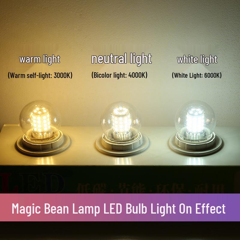 E27 LED Magic Bean Molecule G45 Energy-Saving Bulb for Nordic Living Room/Bedroom Chandelier