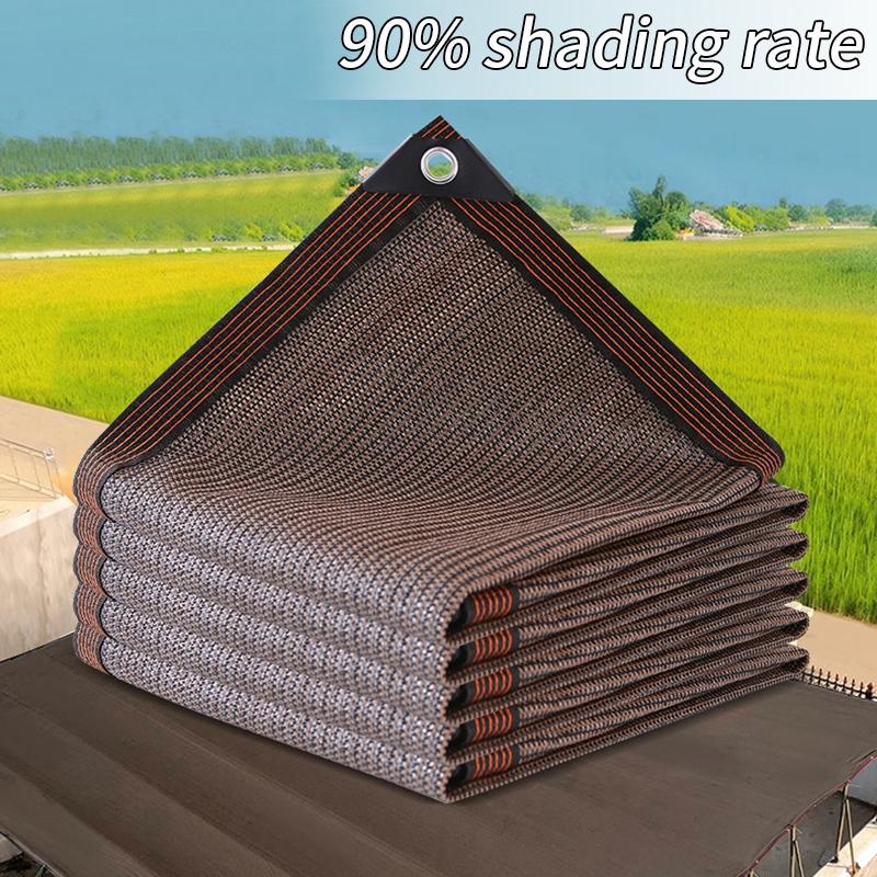 Sonnenschutznetz Outdoor Anti-UV Schattennetz Markise für Auto Zelt Garten Sonnenschutznetz Pflanzen Abdecknetz Camping Markise