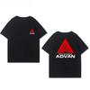 2025 Yokohama Advan GT Modified Wheel Hub Peripheral Short-sleeved Men's Summer Pure  Versatile Loose Casual T-shirt