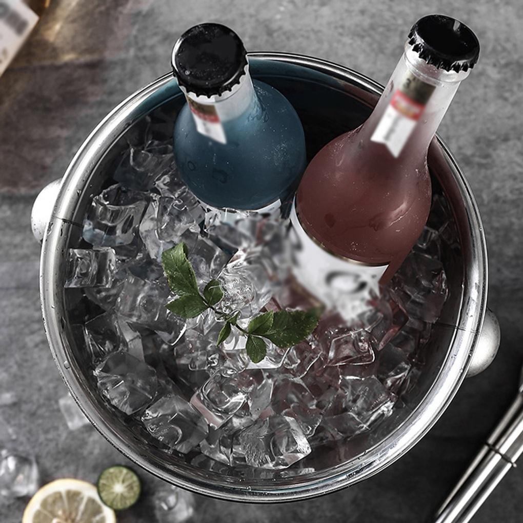 Stainless Steel Ice Bucket (5L) Wine Cooler Champagne Ice Bucket