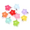 Star Pendants Candy Colored Acrylic Beads Necklaces 10pcs Charms Beads For Jewelry Making DIY Jewelry Beads Keychain Accessories