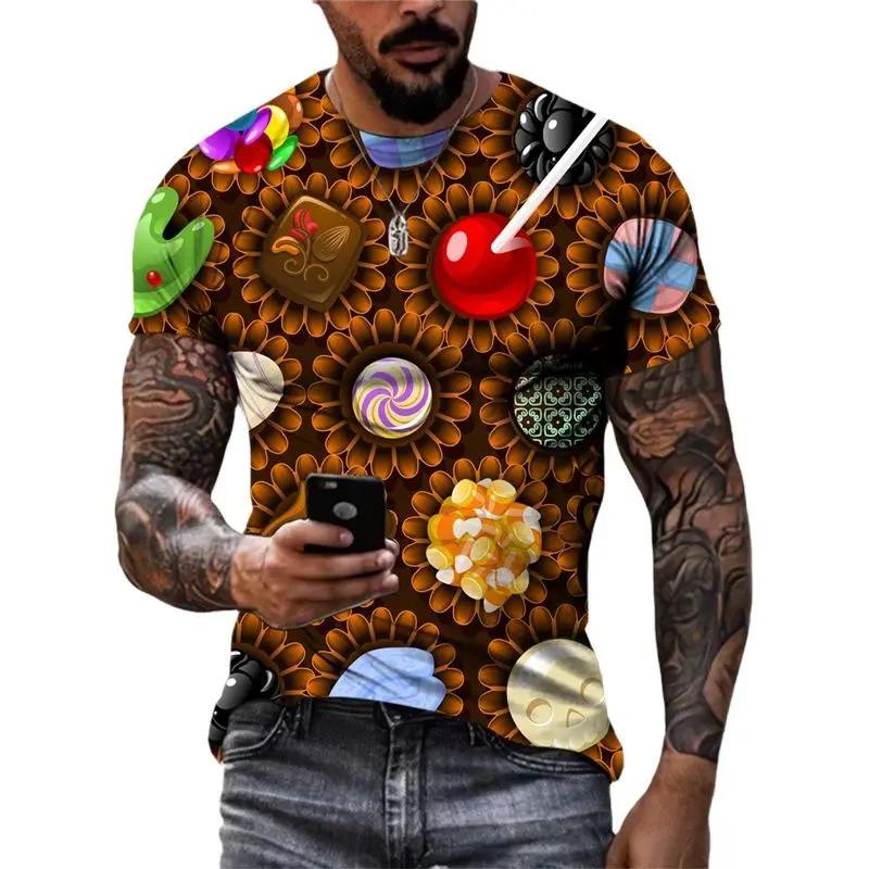 Christmas Party Christmas Gift Harajuku 3D Printed Men's and Women's New Round Neck Short Sleeved Children's Fashionable T-shirt