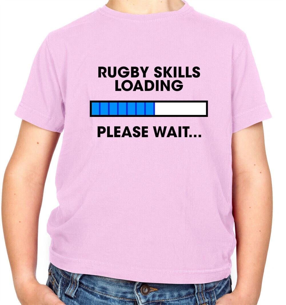 

Rugby Skills Loading - Please Wait - Kids Boys Girls T-Shirt Tees Top Union League 130