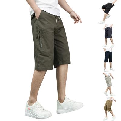 Herren Straight-Leg Hosen    Oberbekleidung: Großes Paar Unterhosen     Baumwolle, Knielange Hose