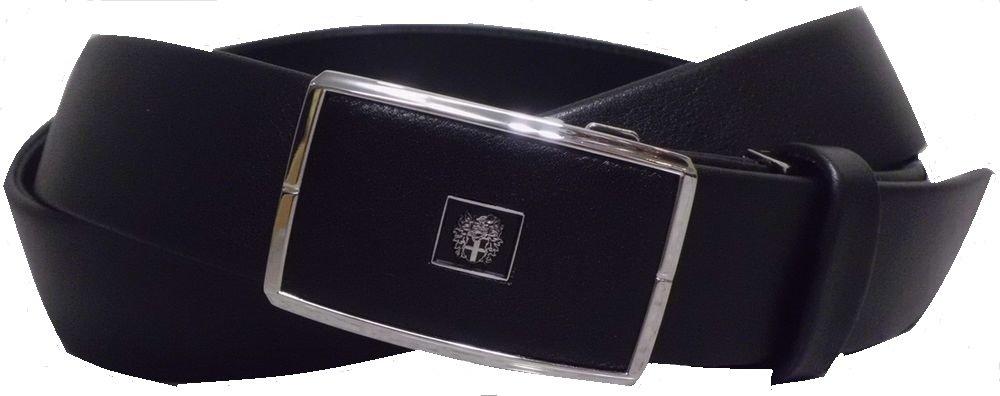 

35711 Holeless Calfskin Fully Regular Fits Waist up to Black [Dachshund] Belt, Leather, Stitched, Size, 95cm,