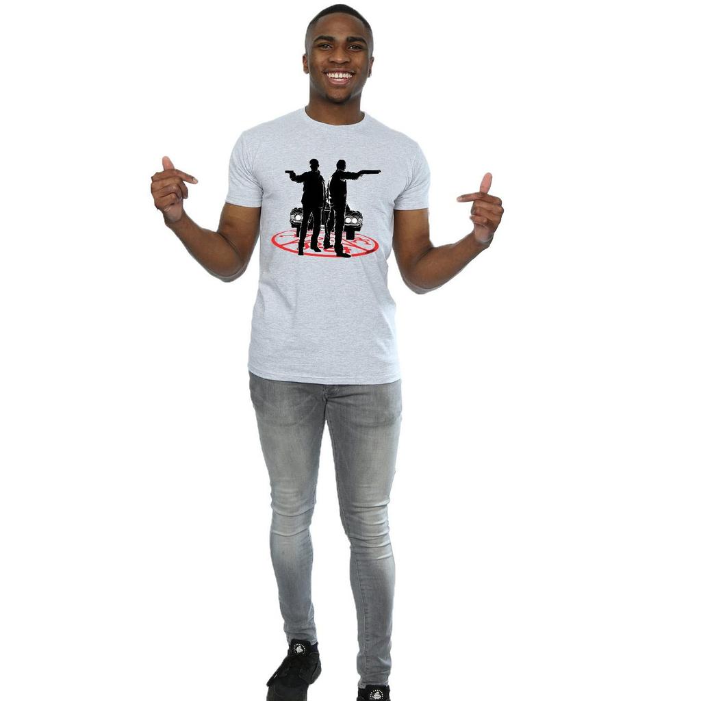 Supernatural Mens Sam And Dean Silhouette T-Shirt