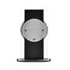 Wm.Widdop Black & Clear Glass Mantel Clock