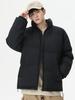Winter New Men Stand-up Collar Cotton-padded Jacket Men Fashion Loose Padded Long-sleeved Warm Trend Bread Coat Coat