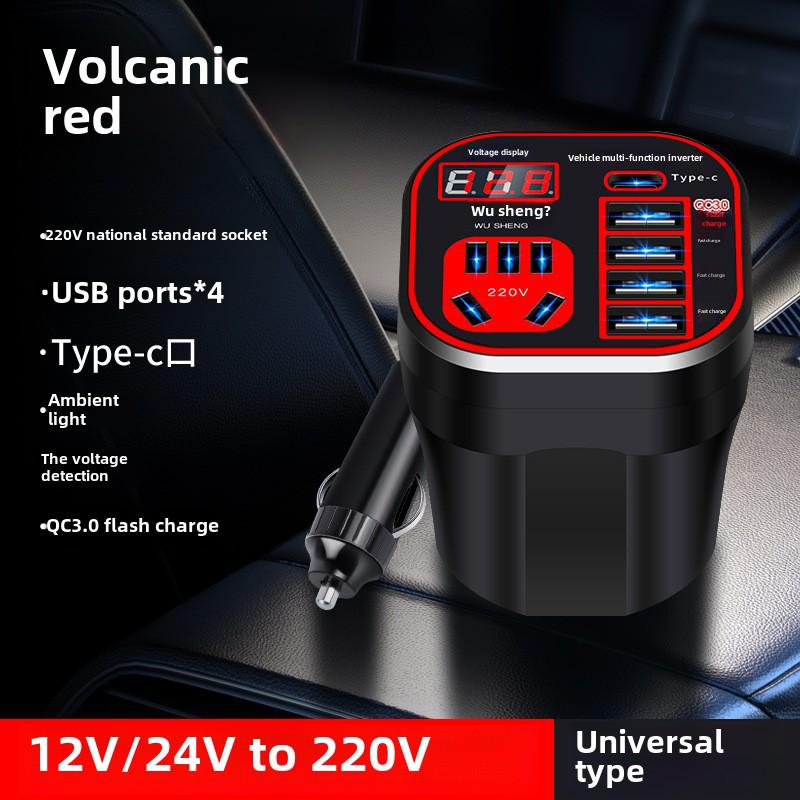 

Универсальный автомобильный инвертор: Интеллектуальное зарядное устройство 12 В/24 В - 220 В