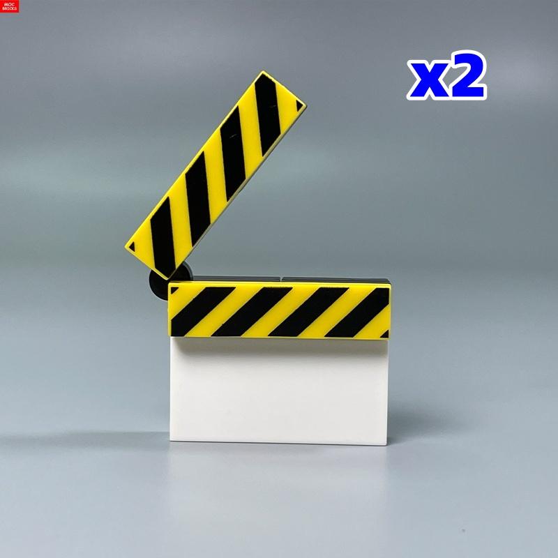 

Non-Toxic Moc Bricks Director Video Tool Clapperboard Tv Movie Clapper Board Camera Educational Building Blocks Assembled Toys