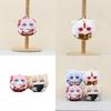 Adorable Plush Cartoon Doll Keychain Soft Pp Cotton Anime Character Doll Accessory