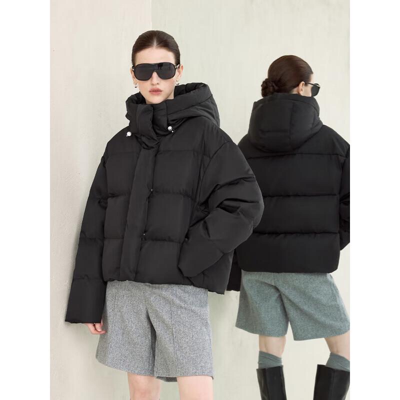 Bingjie Women's Hooded Goose Down Puffer Jacket J5400DN30