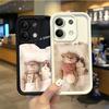 Funny Cute Cat Phone Case For Redmi Note 13 12 Pro Plus Note 13 12 11 10 9 Pro 14C 12C 10C 9C A3 A2 A1 Silicone Shockproof Cover