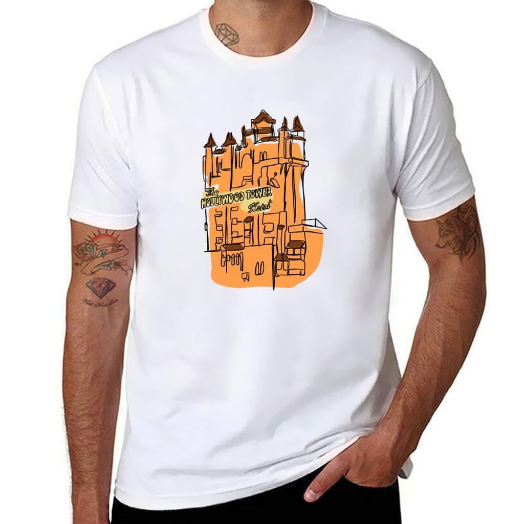 Haunted Tower Hotel Tshirt T Shirts Cotton 100 T Shirts With Prints Tshirt
