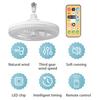 30W E27 Deckenventilator mit Licht & Fernbedienung, Dimmbarer LED-Ventilatorlicht-Kronleuchter für Wohnzimmer Schlafzimmer Küche, Home-Office-Beleuchtung