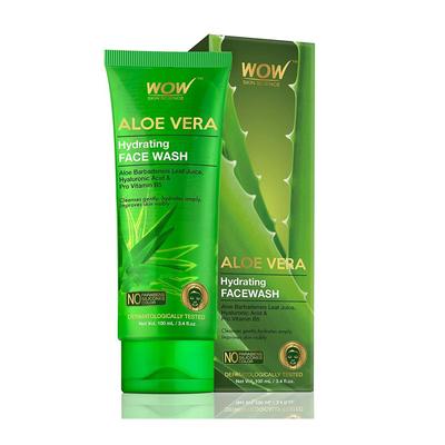 Detergente idratante all'aloe vera (100 ml), Detergente viso idratante all'aloe vera,