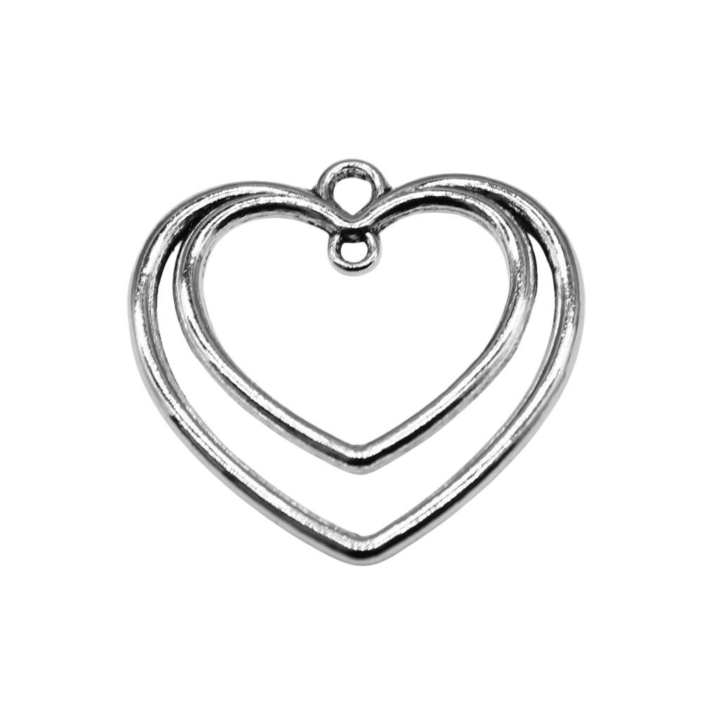 Irregular Oval Frame Connectors Moon Hammered Texture Links For Earring Making