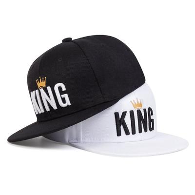 Kinder Crown KING Stickerei Baseballmütze Jungen und Mädchen Verstellbare Baumwollmützen Outdoor Flat Top Cap Hip Hop Caps