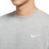 Nike Club Fleece Lined Embroidered Small Logo Classic Sneakers Sweatshirt Winter Men's Gray 916609-063