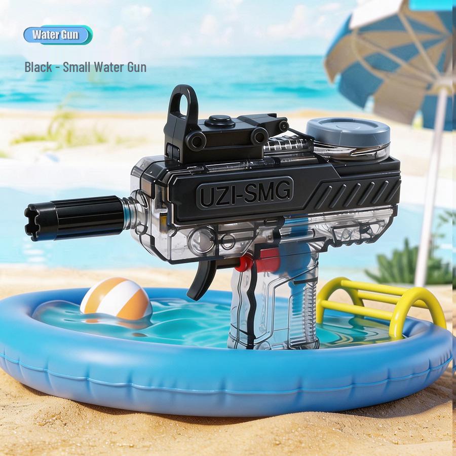 UZI Mini Tech Mechanical Water Squirt Gun Toy for Kids