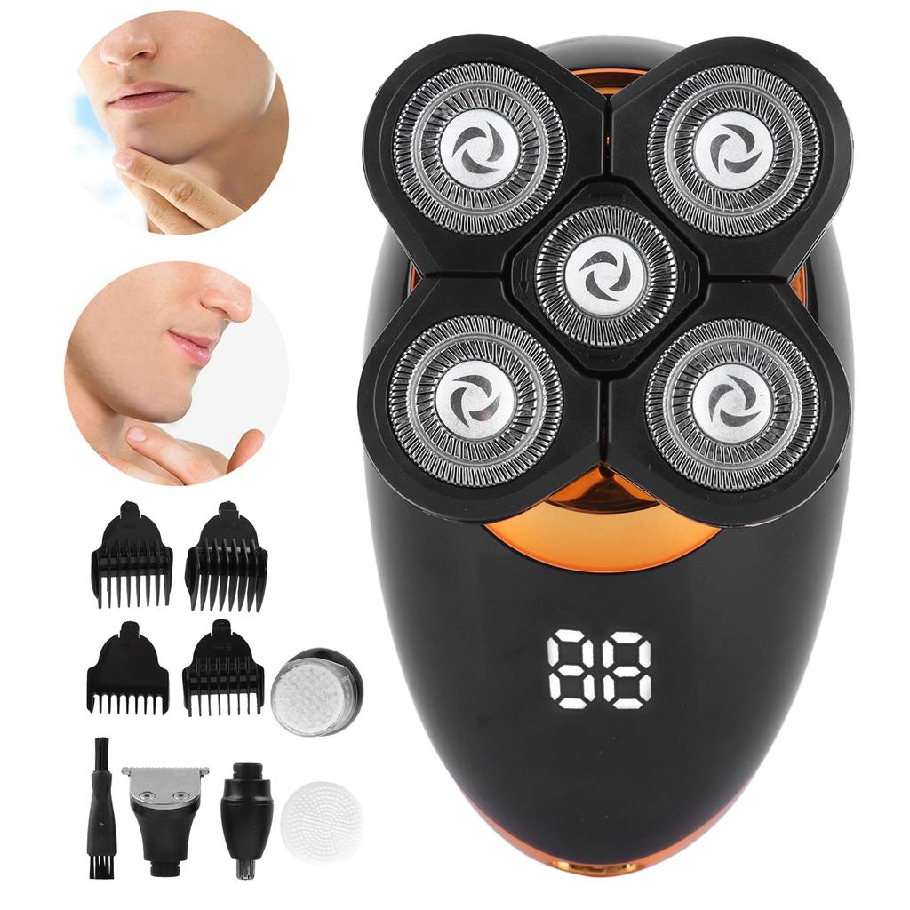 5 In 1 MultiFunctional Electric Shaver Hair Clipper Nose Hair Trimmer Facial Cleansing Brush