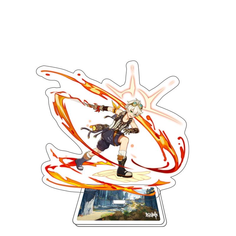Game Anime Open World Impact Acrylic Figure Stand Painted Desk Decor Ornament 15CM Model Gift