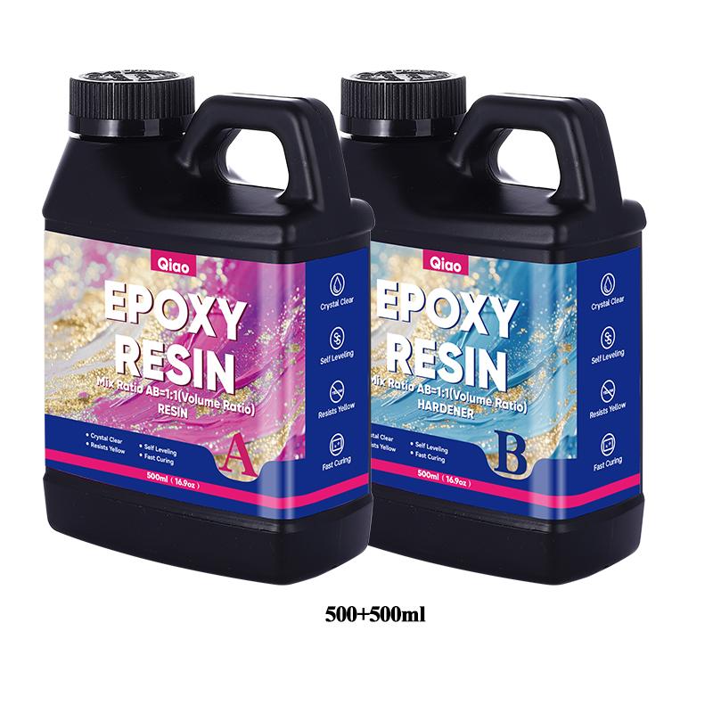 High Gloss 1:1 Epoxy Resin – Fast Curing & Heat Resistant Epoxy Reisn for Art, Jewelry, Furniture Tops & Handmade Crafts DIY