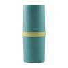 Travel Toothbrush Cup Storage Holder with 3 Slots Dustproof Compact Portable Bathroom Toothbrush Toothpaste Storage Rack